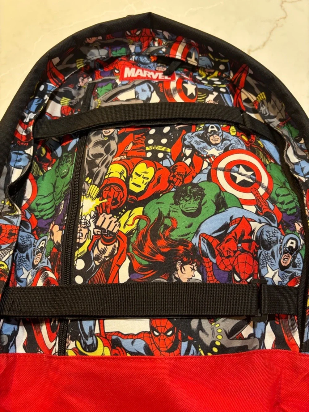 Marvel Multi-Character Comic Backpack Retro Superhero 18